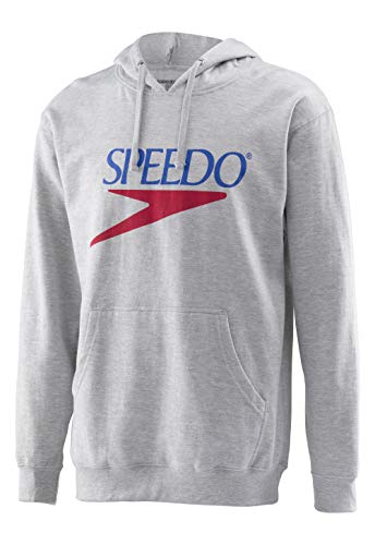 Speedo Sweatshirt Vintage Heavy Weight Hoodie, Medium Heather Grey, X-Large von Speedo