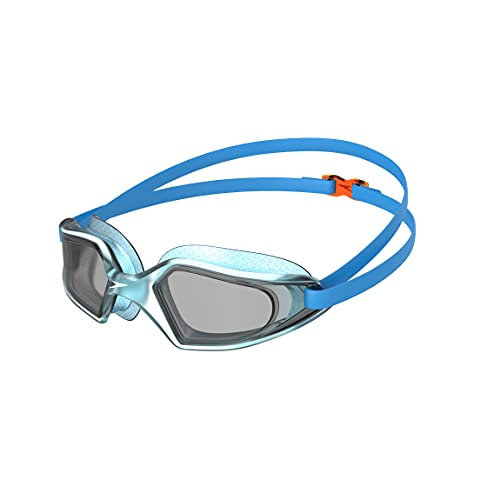 Speedo Unisex Kinder Hydropulse Junior Schwimmbrille, Pool Blau/Chilli Blau/Light Smoke, Einheitsgröße von Speedo