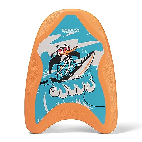 Speedo Unisex Kinder Printed Float Bedruckter Schwimmer, Chima-Azurblau/Neon-Orange, One Size von Speedo