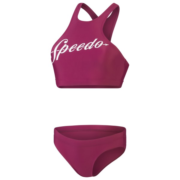 Speedo - Women's Logo Volley 2 Piece - Bikini Gr 36;38;40;42;44;46 rosa von Speedo