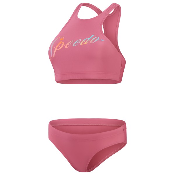 Speedo - Women's Logo Volley 2 Piece - Bikini Gr 36 rosa von Speedo