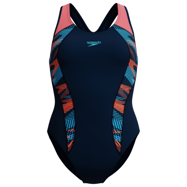Speedo - Women's Placement Laneback - Badeanzug Gr 38 blau Speedo - Women's Placement Laneback - Badeanzug Gr 38 blau von Speedo