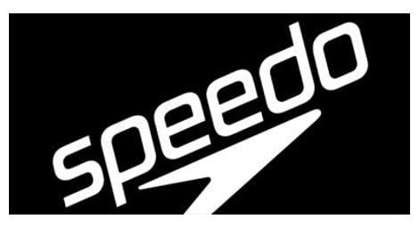 speedo logo badehandtuch schwarz weis von Speedo