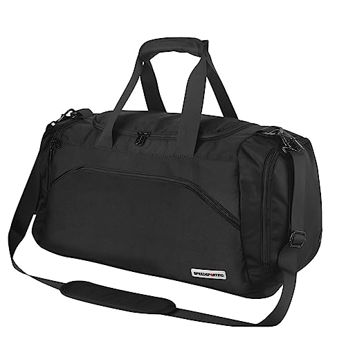 Speedsporting Sporttasche Männer Reisetasche Wasserdicht Fitnesstasche für männer mit Schuhfach Gym Fitness Tasche Sport Tasche Handgepäck Weekender Trainingstasche für Herren und Frauen von Speedsporting