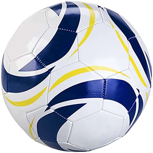 Speeron Fussball Ball: Hobby-Fußball aus Kunstleder, 20 cm Ø, Größe 4, 260 g (Matchball, Volleyball) von Speeron