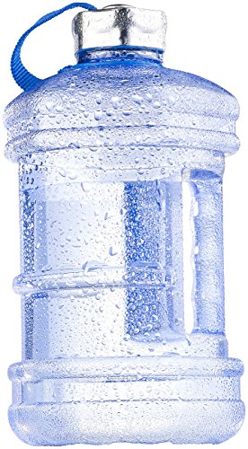 Speeron Wasserflaschen: Auslaufsichere Trinkflasche mit Tragegriff, 2,3 l, BPA-frei, blau (Große Wasserflasche, Große Trinkflasche, 3 Flasche Wasser) von Speeron