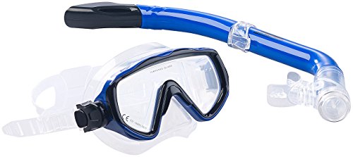 Speeron Tauchmaske: Schnorchel-Set für Kinder, Taucherbrille mit gehärtetem Glas (Taucherbrille Erwachsene, Schnorchelset, Unterwasser) von Speeron