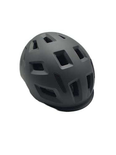 SPEQ E-Bike Helm mit Rücklicht und Blinkerfunktion in dunkelgrau, Größe S/M ca. 54-58 cm von Speq