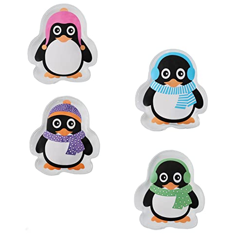 Taschenwärmer wiederverwendbar 4er Set - Pinguin - Handwärmer für unterwegs - Winter Hand Taschen Wämer Wichtel Nikolaus Weihnachten Geschenk von Spetebo