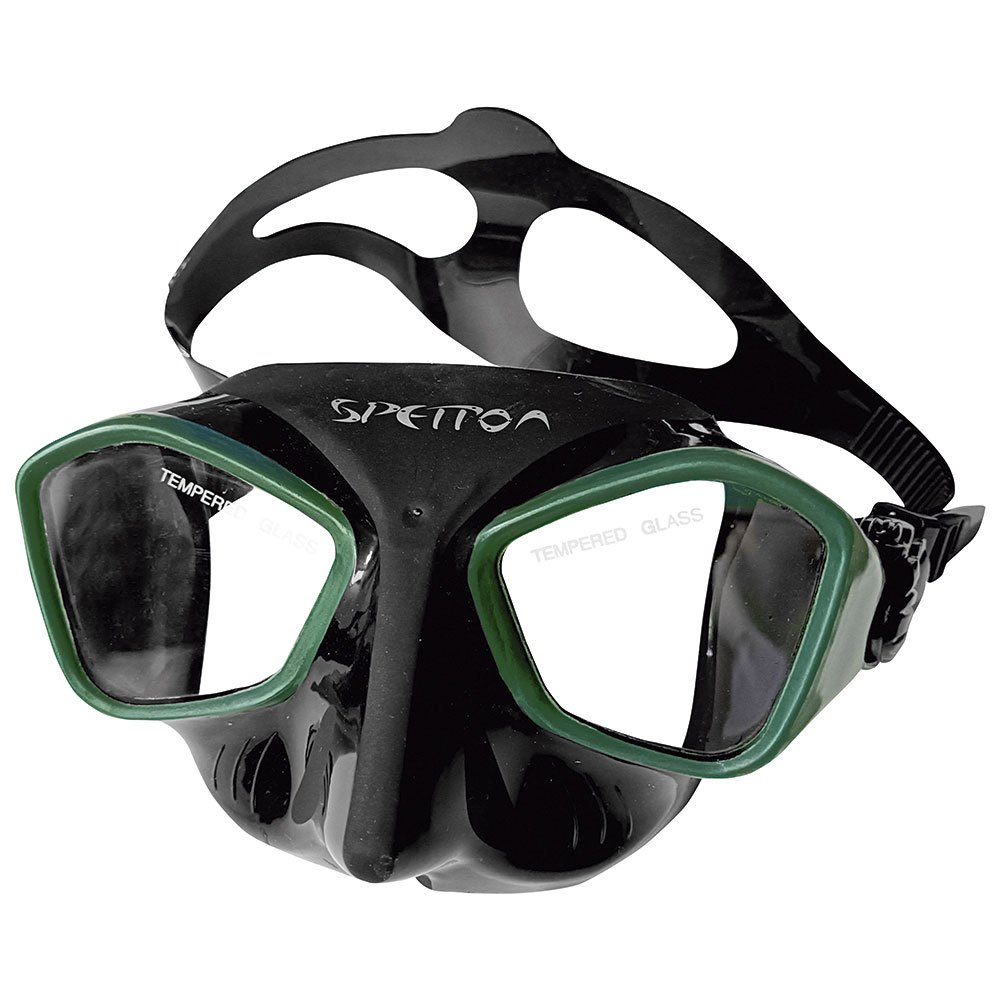 Spetton Storm Silicone Diving Mask Schwarz von Spetton
