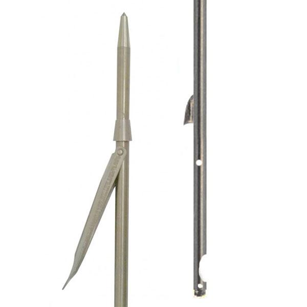 Spetton Tq Spear With Shark Fins 6.5 Mm Silber 120 cm von Spetton