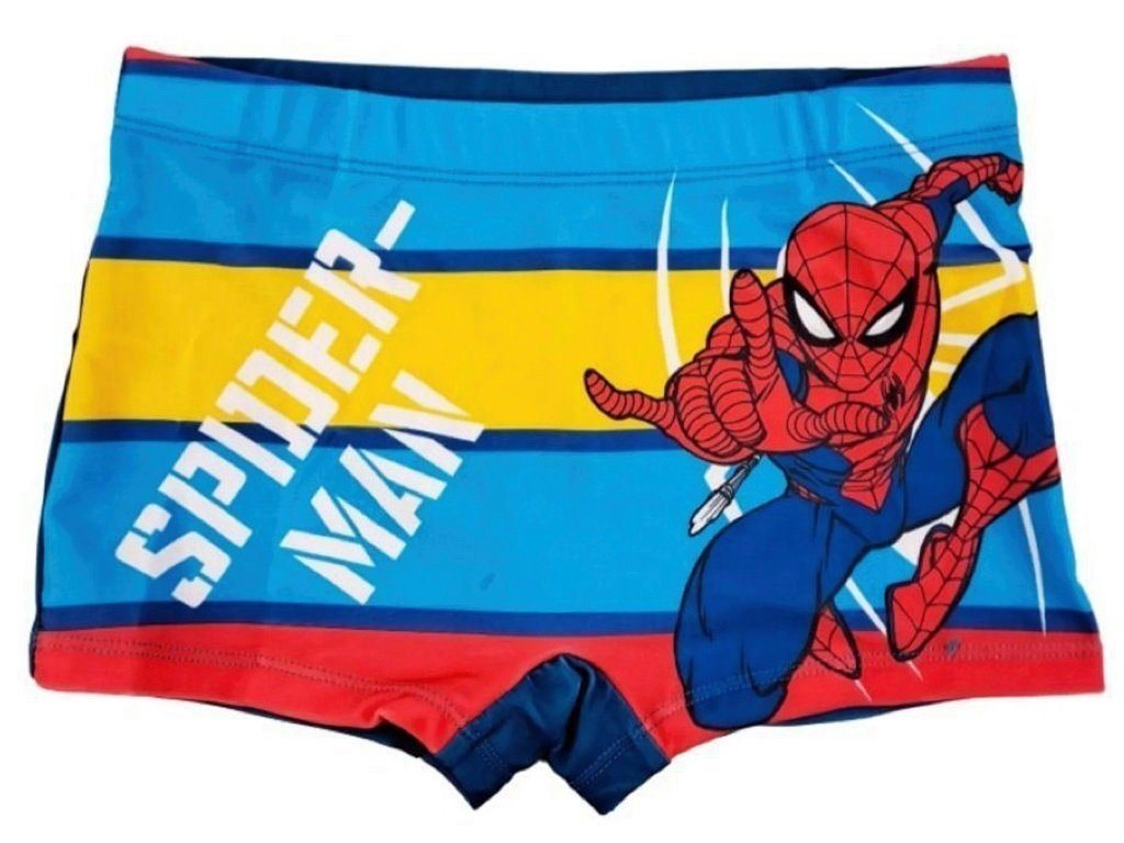 Spiderman Boxer-Badehose MARVEL Badehose Marvel Spiderman Badehose Badeshorts Gr. 104 bis 134 von Spiderman