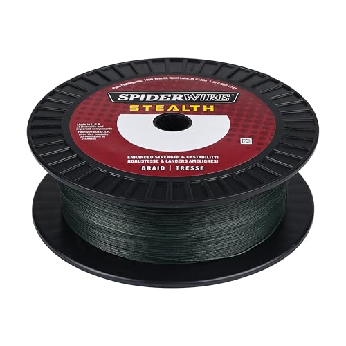 Spiderwire SS65g-500 Stealth Moosgrün 0,38 mm, 65lb-500yd von Spiderwire