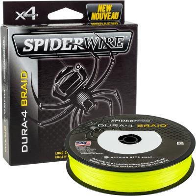 Spiderwire DURA 4 BRAID 150M 0.25MM/23.2KG-51LB YELLOW von Spiderwire