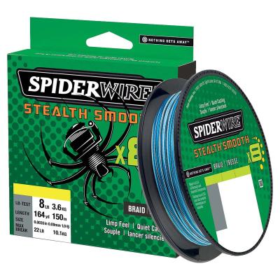 Spiderwire Stealth Smooth8 0.15mm 150M 16.5K Blue Camo von Spiderwire