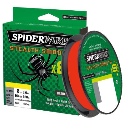 Spiderwire Stealth Smooth8 0.15mm 300M 16.5K code red von Spiderwire