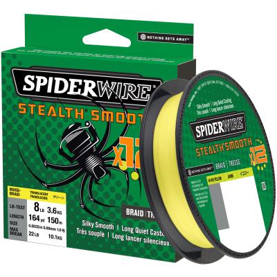 Spiderwire Stealth Smooth8 0.19mm 300M 18.0K Yellow von Spiderwire