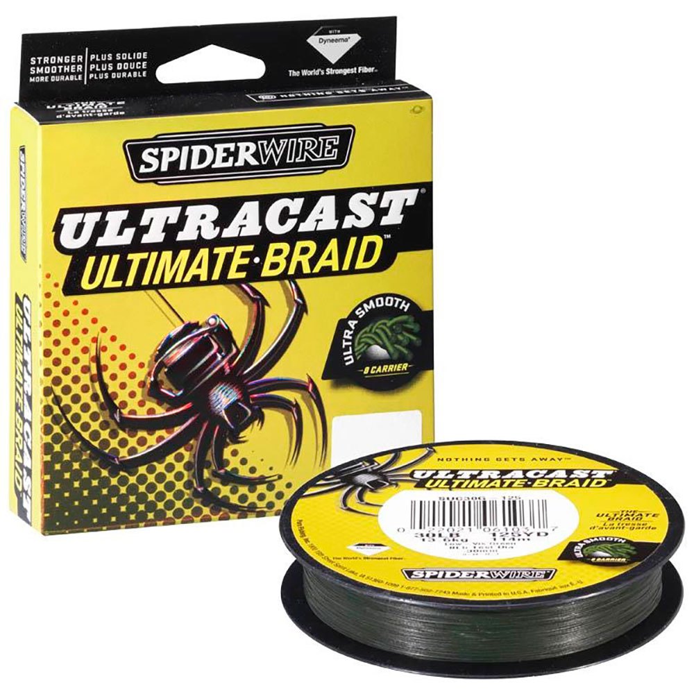 Spiderwire Ultracast 110 M Braided Line Silber 0.250 mm von Spiderwire