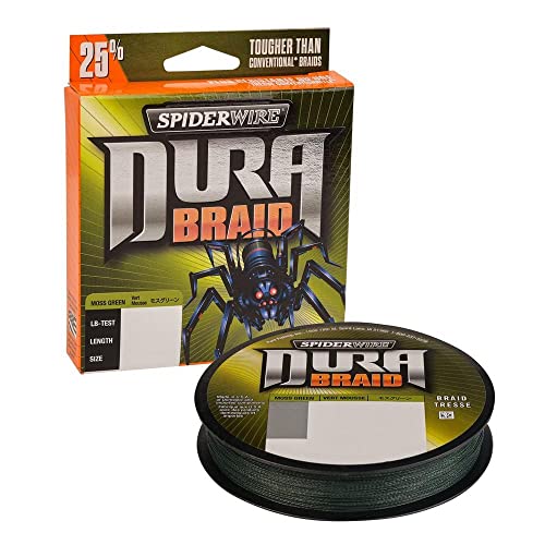 Spiderwire Unisex-Erwachsene DuraBraid Angelschnurspule, Moosgrün, 20lb-300yd von Spiderwire