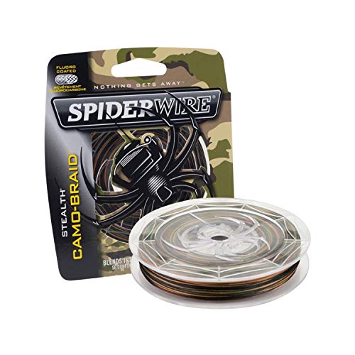 Spiderwire Unisex-Erwachsene SCS65C-300 Spulen-Box Camo 65/17 300, Camouflage, 65lb-300yd von Spiderwire