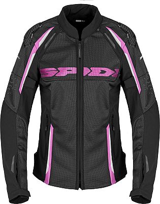 Spidi Race Warrior 2 Net, Textiljacke Damen - Schwarz/Pink - XXL von Spidi