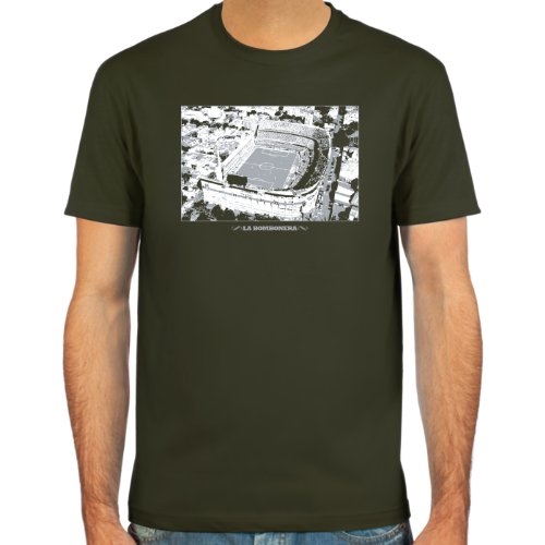 SpielRaum T-Shirt La Bombonera ::: Farbauswahl: deepred, schwarz, Oliv oder Navy ::: Größen: S-XXL ::: Fußball-Kult von SpielRaum