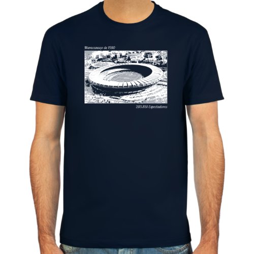 SpielRaum T-Shirt Maracanaço ::: Farbauswahl: deepred, schwarz, Oliv oder Navy ::: Größen: S-XXL ::: Fußball-Kult von SpielRaum