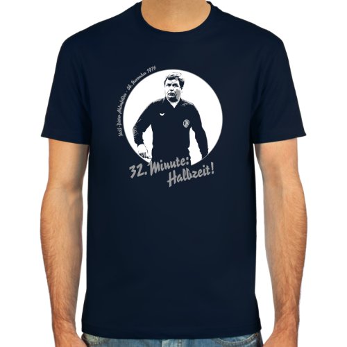 SpielRaum T-Shirt Wolf-Dieter Ahlenfelder ::: Farbauswahl: deepred, schwarz, Oliv oder Navy ::: Größen: S-XXL ::: Fußball-Kult von SpielRaum