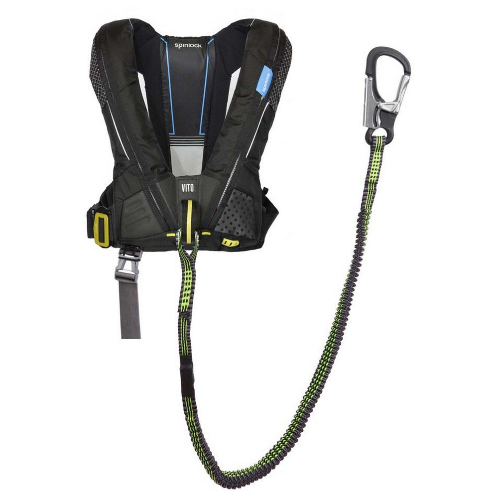 Spinlock Vito 170n With Fitted Hrs System Lifejacket Schwarz von Spinlock