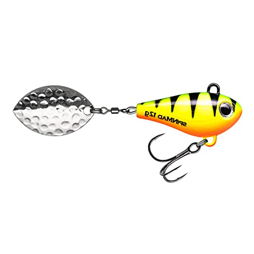 SpinMad Jigmaster 12g Jigspinner - Bleikopf Spinner, Farbe Lieblingsköder:Firetiger von SpinMad