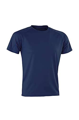 Spiro Herren Performance Aircool T-Shirt S Navy von Spiro