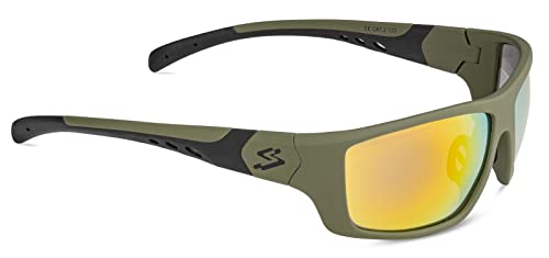 Brille Smily Spiegelglas Orange (2) Unisex Khaki von Spiuk