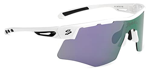 Spiuk Brille Mirus Objektiv, Violett, Unisex, Weiß von Spiuk