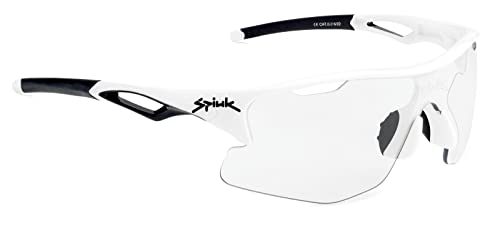 Spiuk Jifter Brille, 2 Gläser, Lumia II, Unisex, Weiß/Schwarz von Spiuk