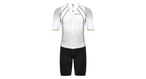 spiuk long distance max kurzarm  p triathlonanzug  p weis von Spiuk