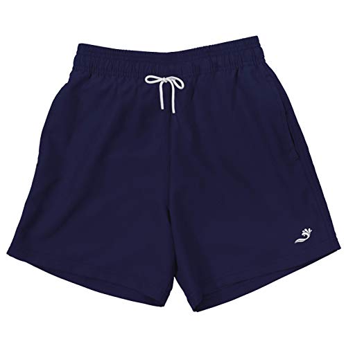 Soaked Board-Badeshorts für Herren, Navy, Klein von Splash About