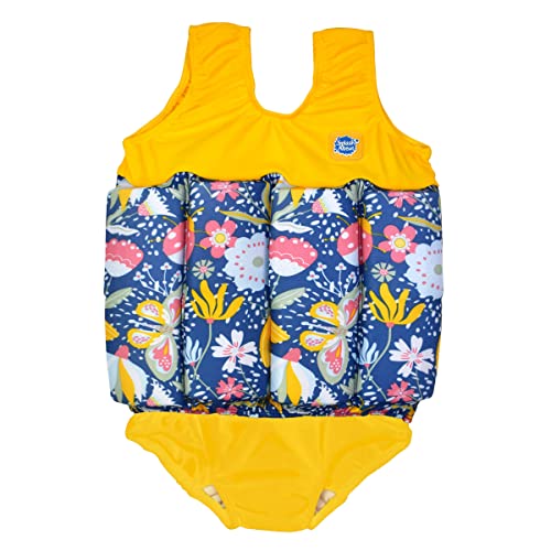 Splash About Girl's Kinder Float-Anzug mit Elemente zur Einstellung des Auftriebs One Piece Swimsuit, Ladybird, 1-2 Jahre von Splash About