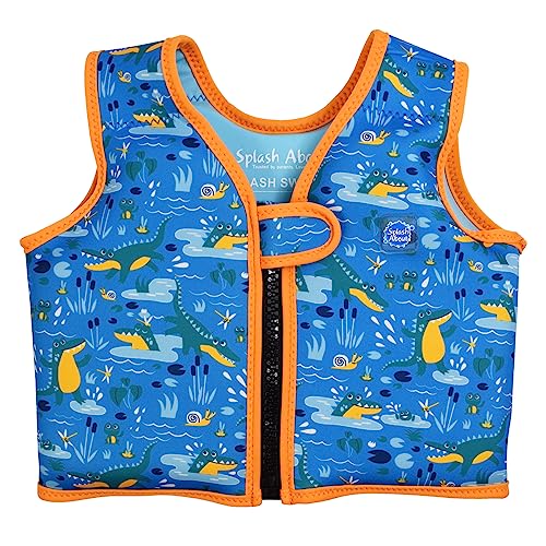 Splash About Splash About Gilet da Nuoto Go Splash, Unisex-Baby Go Splash Schwimmweste, Croc Creek, 2-4 Anni - von Splash About