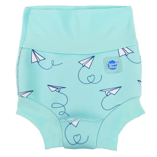 Splash About Happy Nappy Wiederverwendbare Schwimmwindel, Paper Planes, 0-3 monate von Splash About