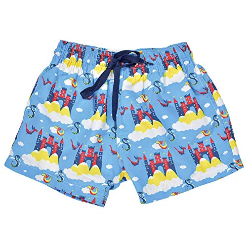 Splash About Jungen Boardshorts Mit Schlösser-Und Drachen-Muster, Castles & Dragons, 4-5 Jahre von Splash About