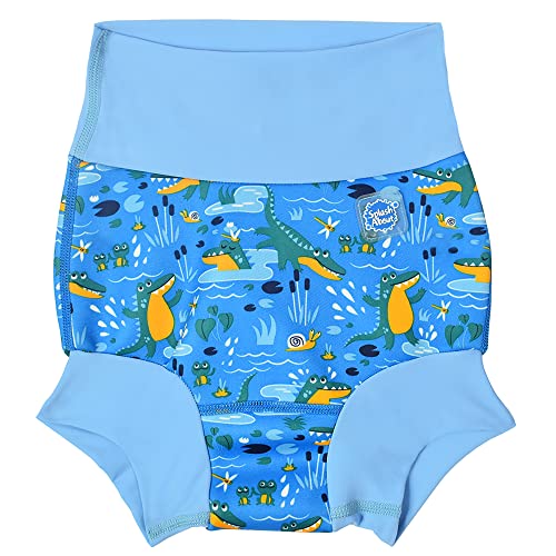 Splash About Happy Nappy Wiederverwendbare Schwimmwindel, Crocodile Swamp, 6-12 monate von Splash About