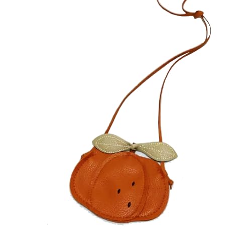 Spldsun Umhängetasche mit Kürbismuster, Kompakte und Tragbare Handtasche, Kleine Kürbis-Umhängetasche für Damen, Perfekt für Süßes oder Saures und Kinderbekleidungszubehör von Spldsun