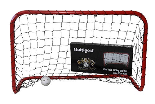 Bandit Unihockey und Floorball Tor - 90x60x40 cm, rot von SPOKEY