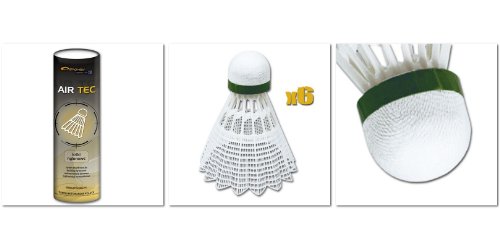 Spokey® Badmintonbälle Federbälle AIR TEC 6er Set von SPOKEY