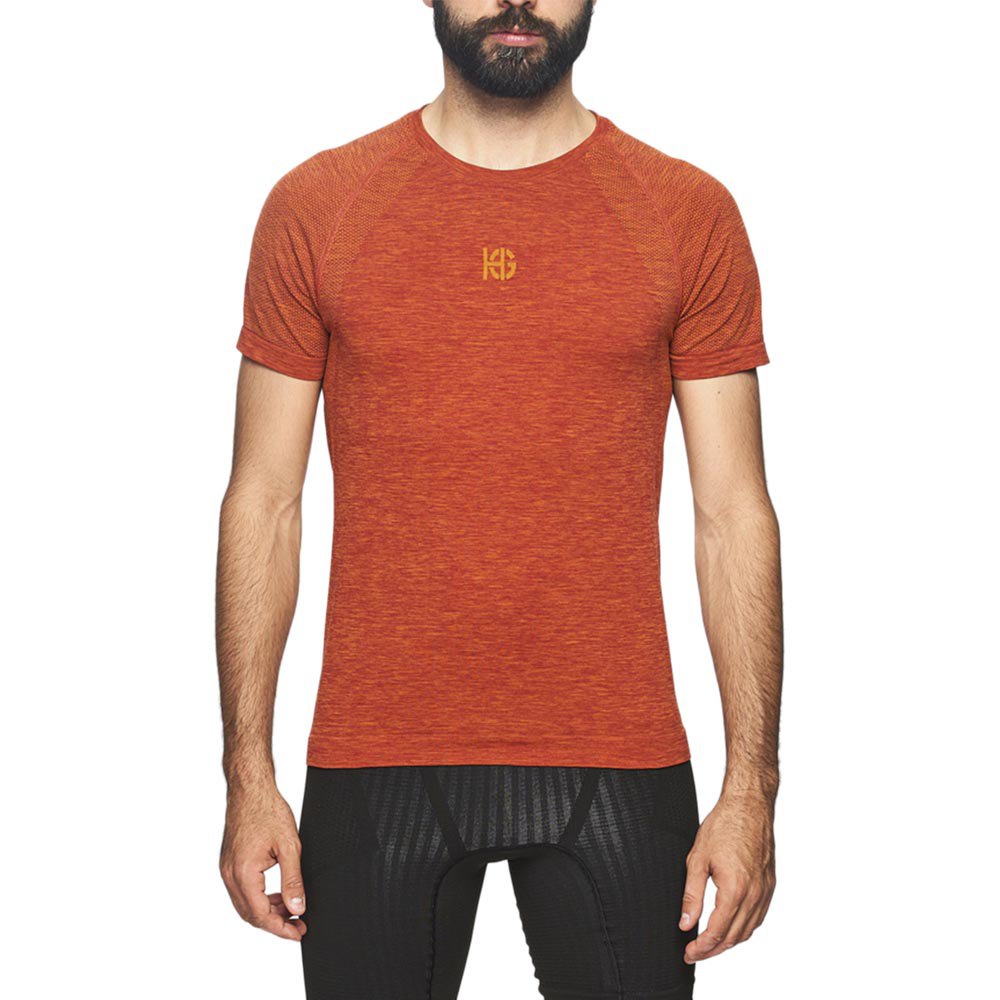 Sport Hg Flow Jaspe Design Short Sleeve T-shirt Orange S Mann von Sport Hg