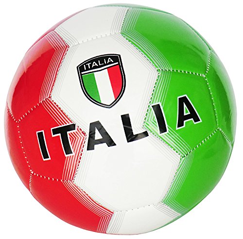 SPORT STORE FUßBALL Italien Ball GRÖSSE 5 GRÜN/Weiss/ROT - Geschenkidee von SPORT STORE