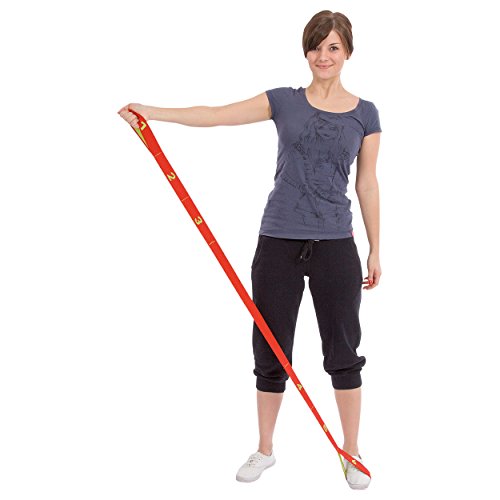 Sport-Tec Cimax 6 Übungsband Widerstandsband Gymnastikband Fitnessband bis 10kg Widerstand von Sport-Tec