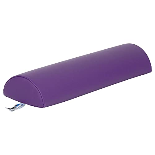 Sport-Tec Halbrolle Lagerungsrolle Lagerungskissen mit Kunstlederbezug 50x15x7,5 cm von Sport-Tec