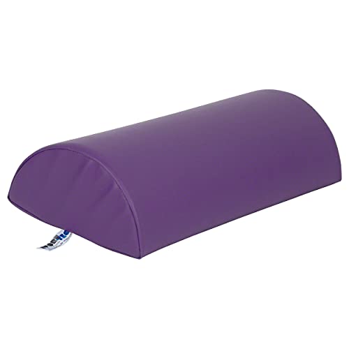 Sport-Tec Halbrolle Lagerungsrolle Lagerungskissen mit Kunstlederbezug 50x25x12,5 cm von Sport-Tec