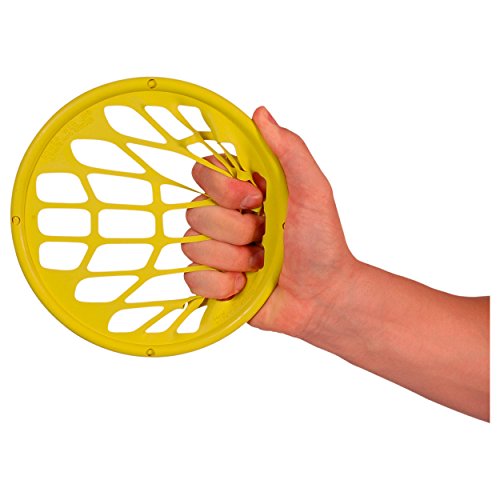 Sport-Tec Power-Web Junior Übungsnetz Handtrainer Fingertrainer 19 cm Farbe: Gelb, Leicht von Sport-Tec